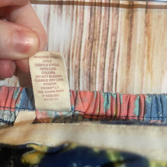 Red Camel Women's Size M Blue-Multi Abstract Strapless Dress - Picture 6 of 6